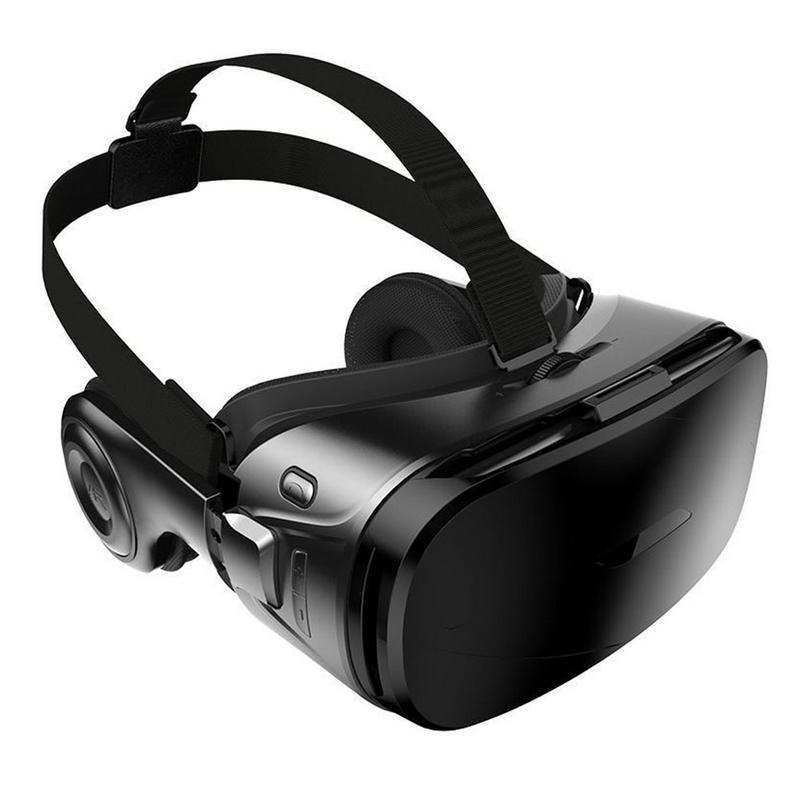 VR Glasses 3D Helmet Virtual Reality VR Glasses Headset Stereo Glasses With Bluetooth Remote For IPhone XS Max XR X 8 7 Plus