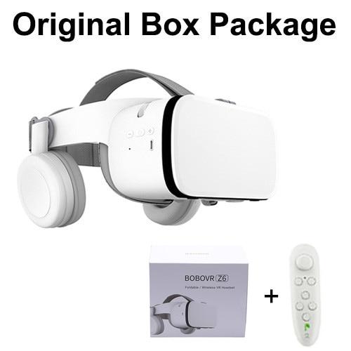 BOBOVR Z6 Upgrade 3D Glasses VR Headset Google Cardboard Bluetooth Virtual Reality Glasses Wireless VR Helmet For Smartphones