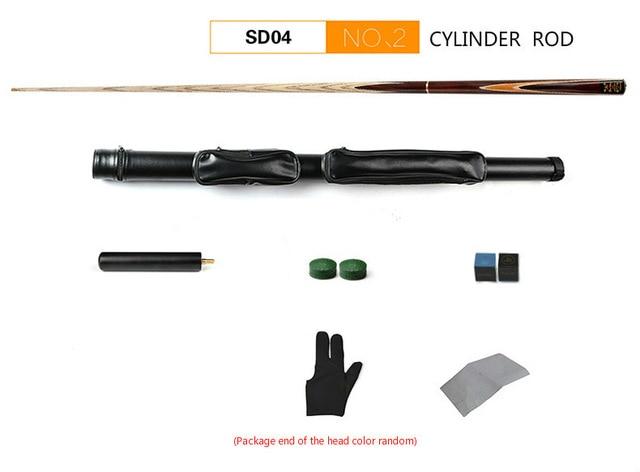 Jianying Billiard Club Set British Snooker Billiard Cue Single Hand Rod Pool Cue Accesoires SD04