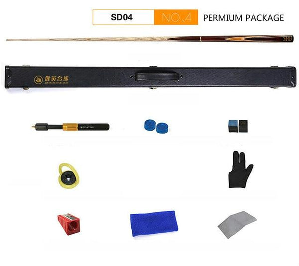 Jianying Billiard Club Set British Snooker Billiard Cue Single Hand Rod Pool Cue Accesoires SD04