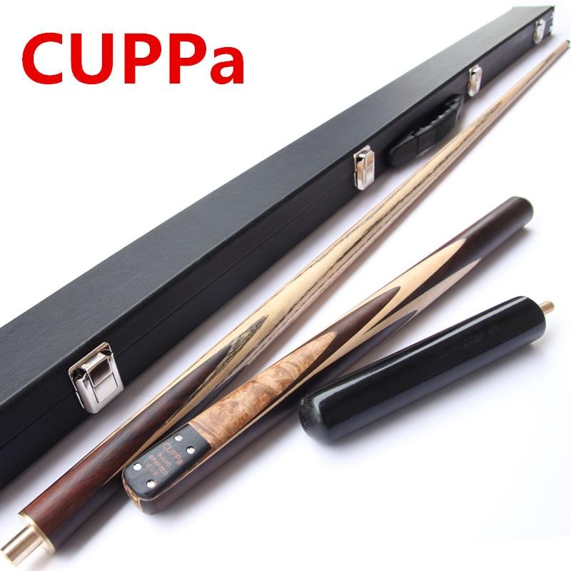 CUPPa High Quality 3/4 Snooker Cues Stick Pool Cue Maple Shafts Billiard stick 9.8mm/11.5mm Tip With Snooker Cue Case Set