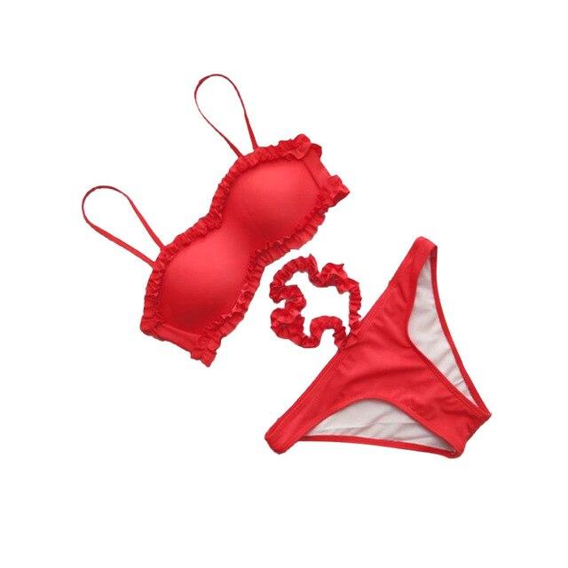 Sexy Large Swimsuit Push Up Bikini Women Swimwear Plus Size Beach Bikini Female Swimsuit Swimming Bathing Suit Brazilian 2019