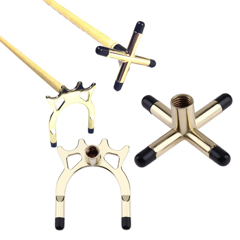 Metal Anti-slip Snooker Billiards Cue Rack Bridge Head Billiards Cross Rod Holder Pool Stikc Frame Accessory L/H Antlers Durable