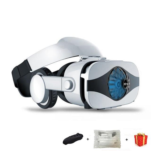 Fiit 5F Helmet 3D VR Glasses Virtual Reality Headset For iPhone Android Smartphone Goggles Casque Smart Phone Android 3 D Lens