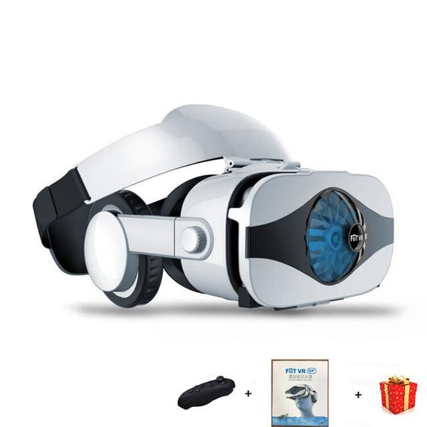 Fiit 5F Helmet 3D VR Glasses Virtual Reality Headset For iPhone Android Smartphone Goggles Casque Smart Phone Android 3 D Lens
