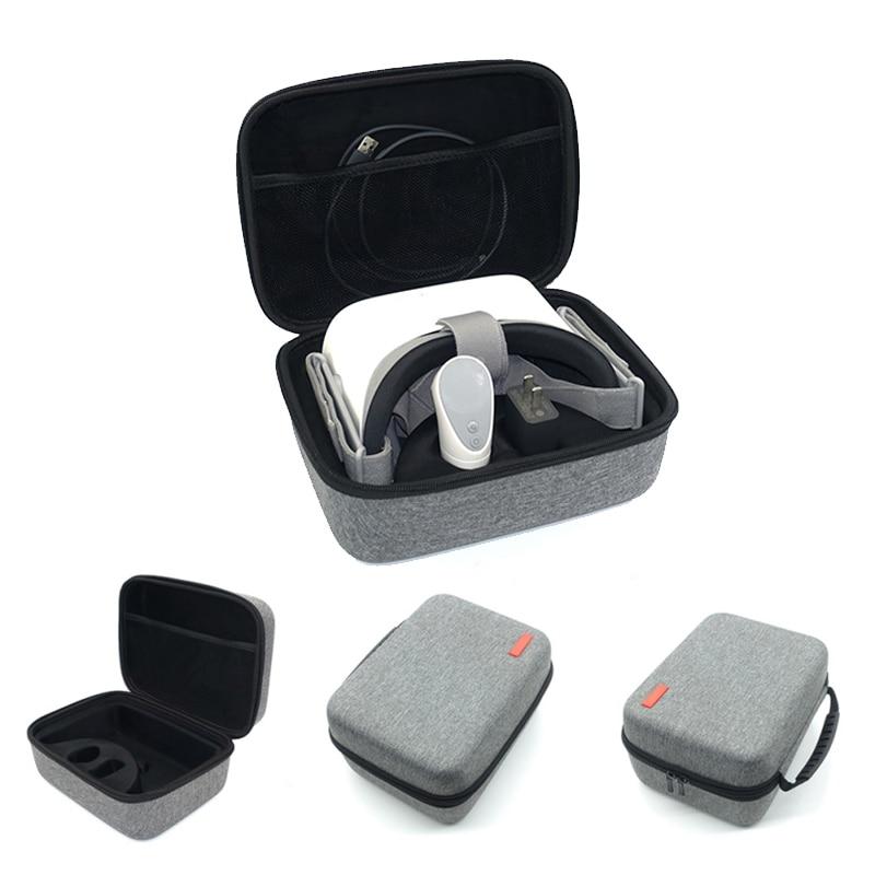 Professional Travel Handheld Carrying Case for Oculus VR Glasses Go Remote Controller and All Accessories New Shockproof Hard