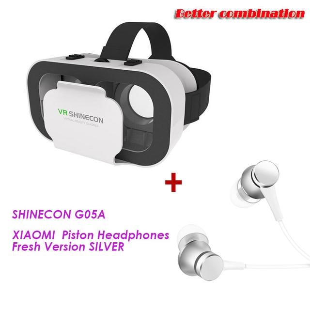 VR SHINECON G05A 3D VR Glasses Headset for 4.7-6.0 inches Android iOS Smart Phones