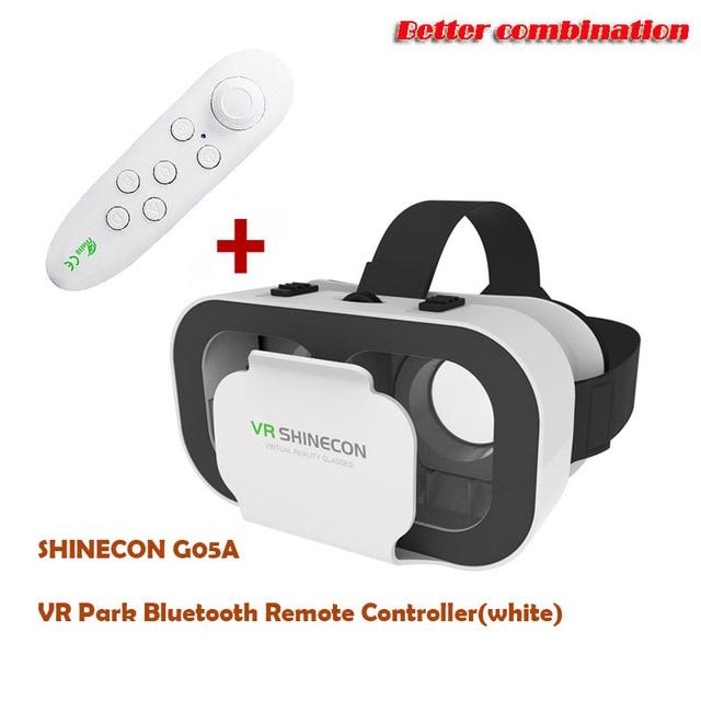 VR SHINECON G05A 3D VR Glasses Headset for 4.7-6.0 inches Android iOS Smart Phones