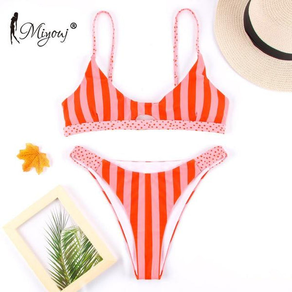 Miyouj Sexy Ruffle Bikini Floral Push Up Swimsuit Women Lace Up Swimwear String Bathing Suit Monokini Biquini Wave Bikini Set XL