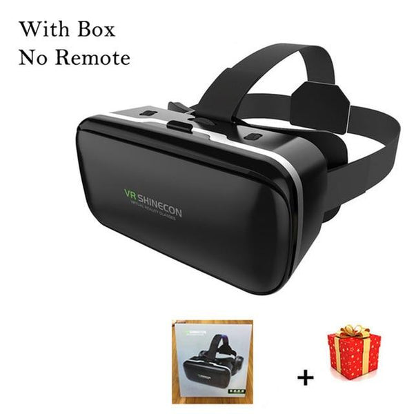 VR Shinecon 6.0 Casque Virtual Reality Glasses 3 D 3d Goggles Headset Helmet For iPhone Android Smartphone Smart Phone Lens Ios