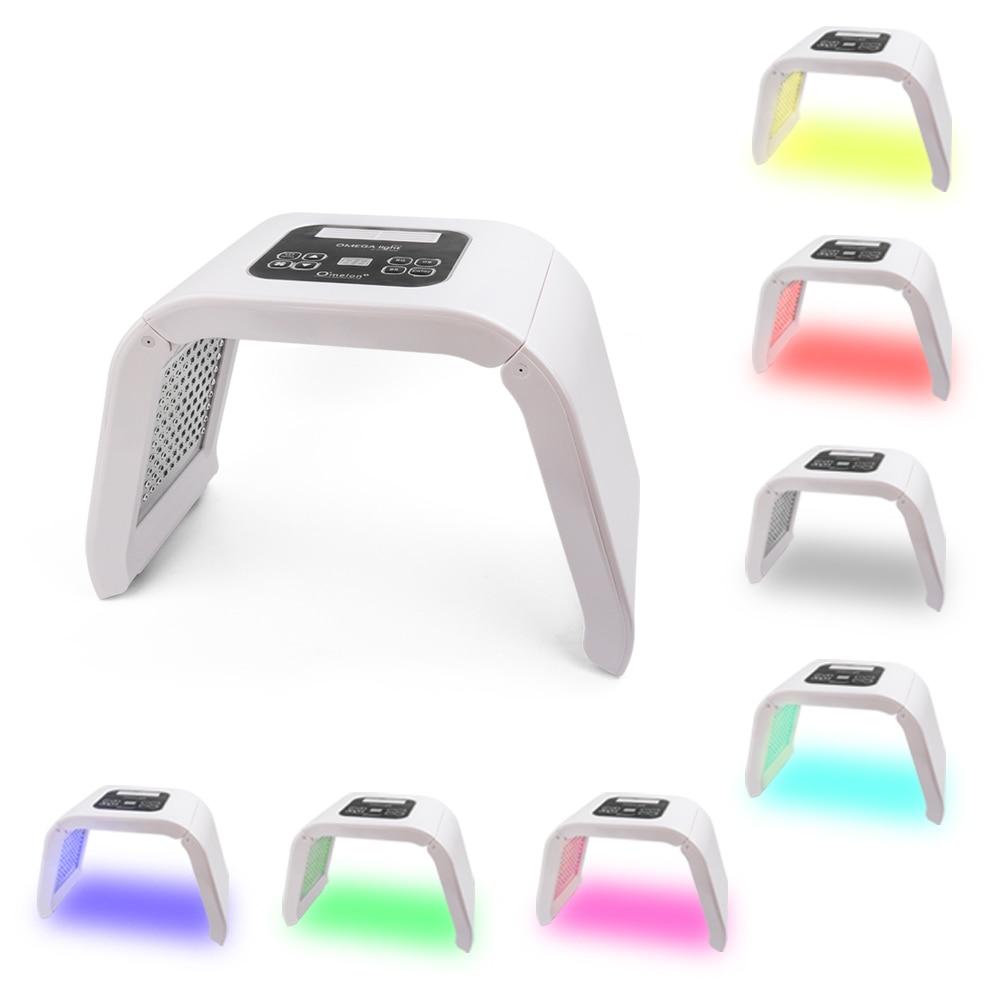 Professional 7 Colors PDT Led Mask Facial Light Therapy Skin Rejuvenation Device Spa Acne Remover Anti-Wrinkle BeautyTreatment