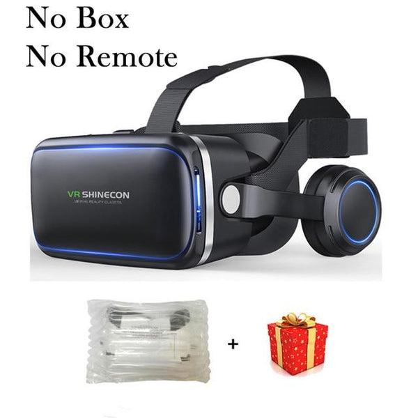 VR Shinecon 6.0 Casque Virtual Reality Glasses 3 D 3d Goggles Headset Helmet For iPhone Android Smartphone Smart Phone Lens Ios