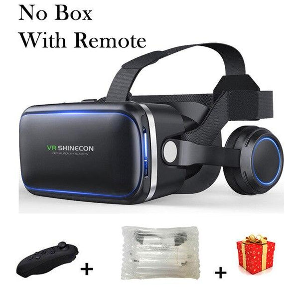 VR Shinecon 6.0 Casque Virtual Reality Glasses 3 D 3d Goggles Headset Helmet For iPhone Android Smartphone Smart Phone Lens Ios