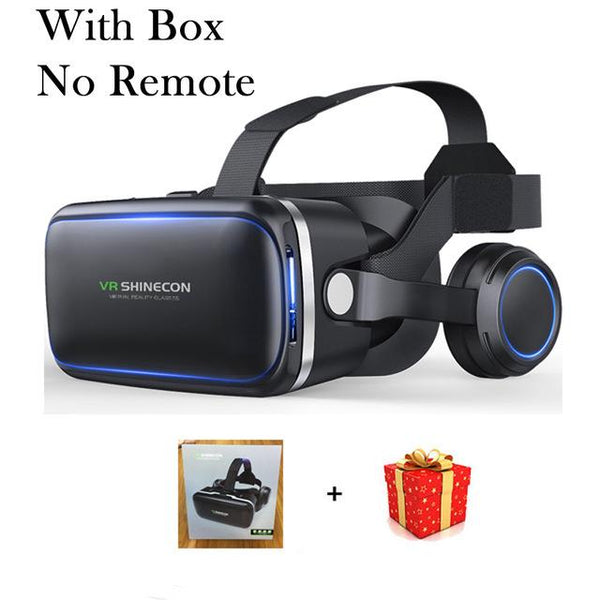 VR Shinecon 6.0 Casque Virtual Reality Glasses 3 D 3d Goggles Headset Helmet For iPhone Android Smartphone Smart Phone Lens Ios