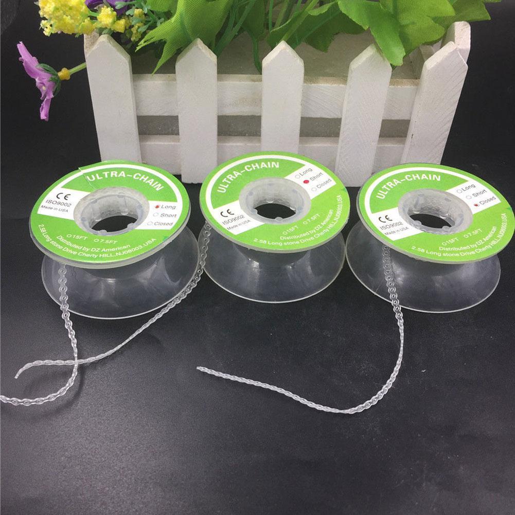 Dental Tool Orthodontic Elastic Clear Ultra Power Chain Rubber Band 3 Types Hot SALE
