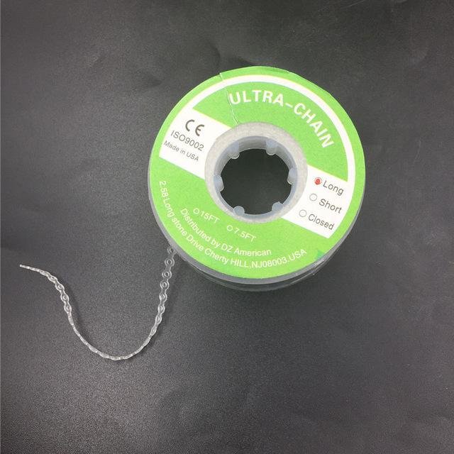 Dental Tool Orthodontic Elastic Clear Ultra Power Chain Rubber Band 3 Types Hot SALE