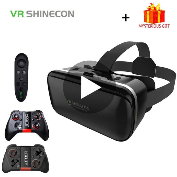 VR Shinecon 6.0 Stereo Casque Virtual Reality Glasses 3 D 3d Goggles Headset Helmet For Smartphone Smart Phone Cardboard Google
