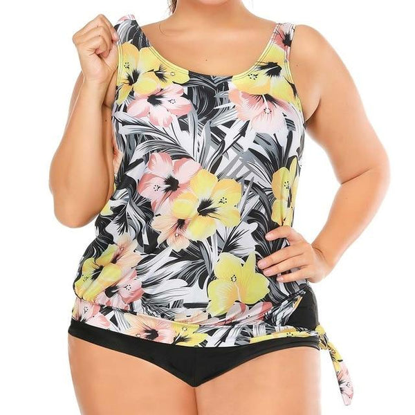 Tankini Swimsuit 2019 With Shorts Two Piece Swimwear Female Plus Size Swimming Suit For Women Beachwear Bathing Suit May Bathers