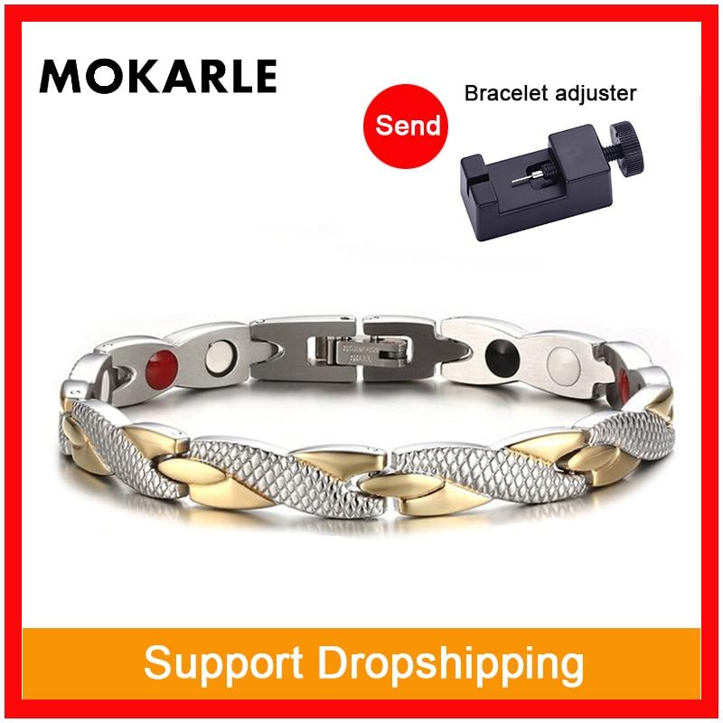 Popular Magnetic Slimming Bracelet Fashionable Jewelry For Man Woman Link Chain Weight Loss Bracelet Health Slimming Products