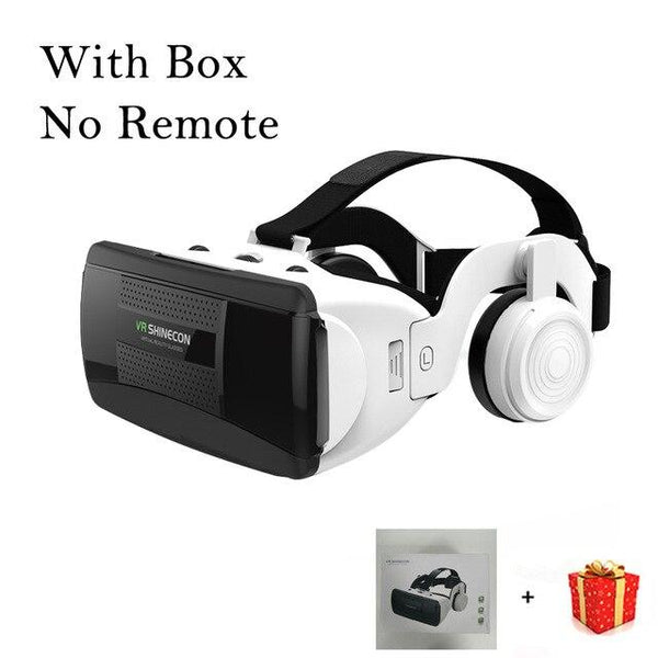 Shinecon G06EB Helmet 3D VR Glasses Virtual Reality Headset Lens For iPhone Android Smartphone Smart Phone Goggles Gaming 3 D