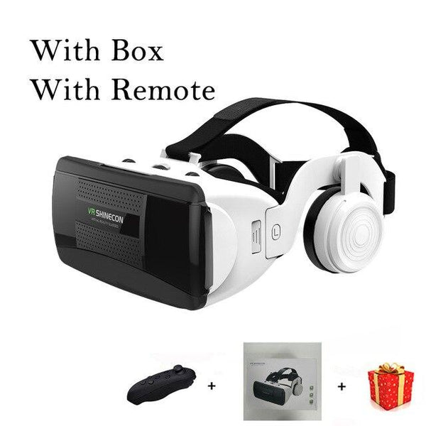 Shinecon G06EB Helmet 3D VR Glasses Virtual Reality Headset Lens For iPhone Android Smartphone Smart Phone Goggles Gaming 3 D