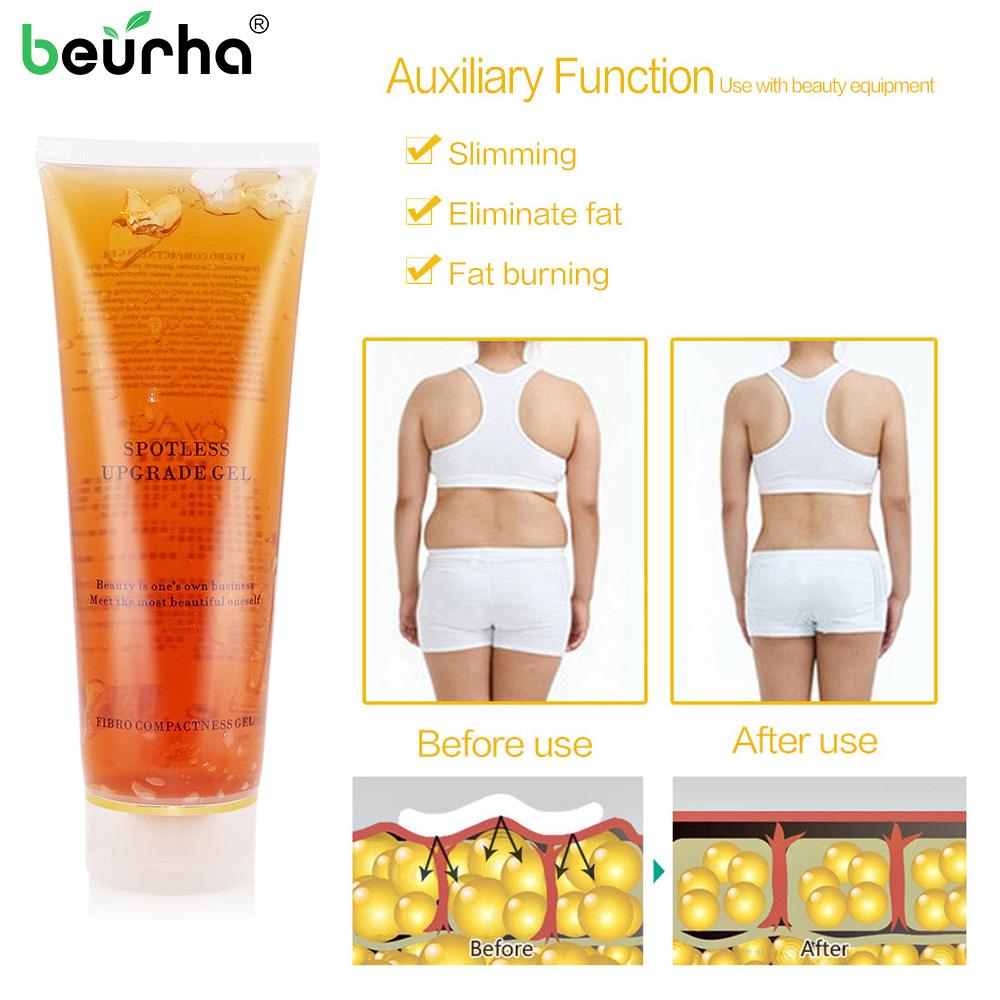 Ultrasonic Massage RF Cavitation Body Slimming Cream Skin Firming Lifting Tighten Inject Gel For Beauty Machine Fat Burner 300ml