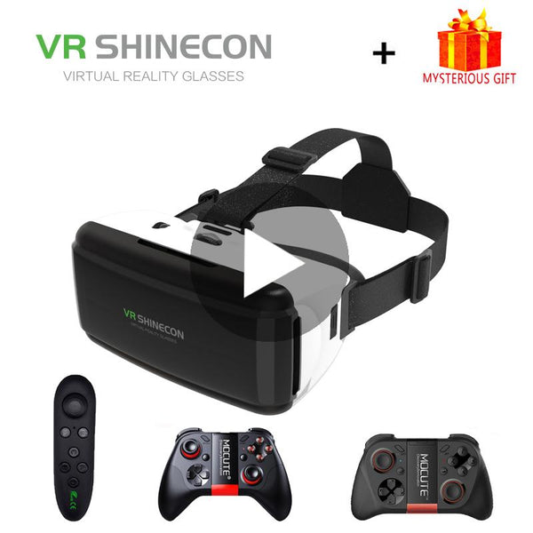 VR Shinecon G06 Virtual Reality Glasses 3D For iPhone Android Smart Phone Smartphone Headset Gerceklik Helmet Goggles Casque Ios