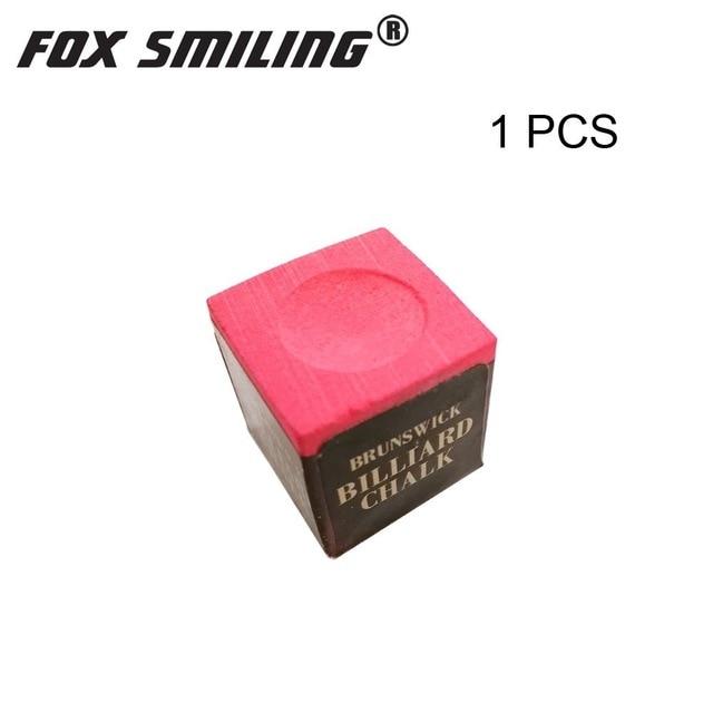 Fox Smiling Snooker Billiard Chalk Pool Cue Chalk Oil Dry Billiard No-slip Chalk Billar Table Chalk With Good Quality
