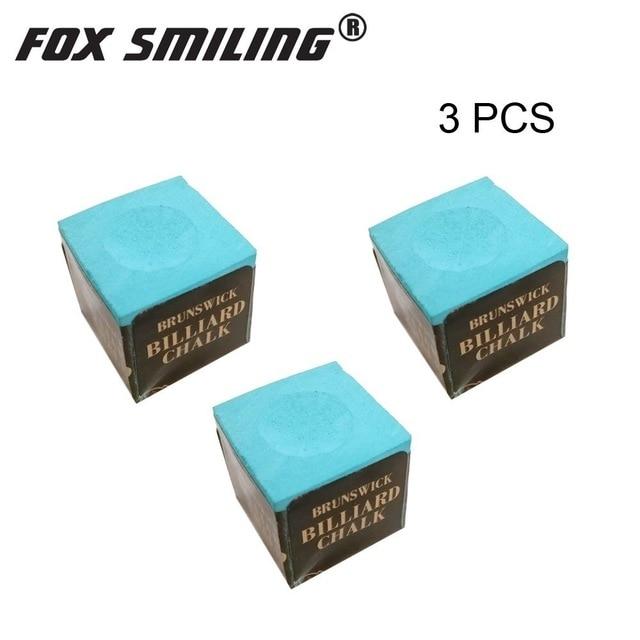 Fox Smiling Snooker Billiard Chalk Pool Cue Chalk Oil Dry Billiard No-slip Chalk Billar Table Chalk With Good Quality