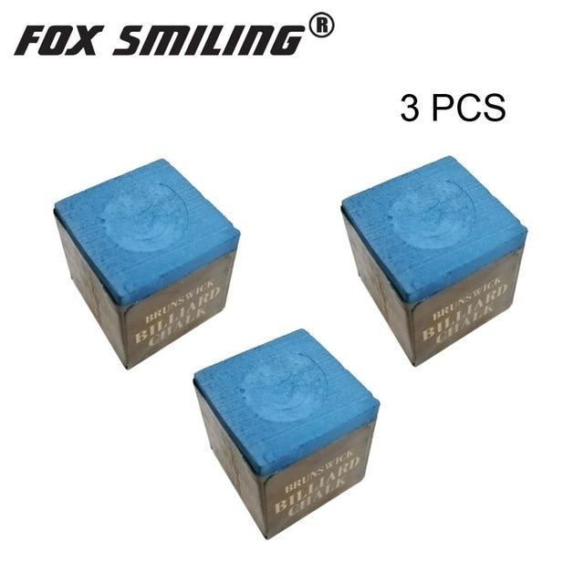 Fox Smiling Snooker Billiard Chalk Pool Cue Chalk Oil Dry Billiard No-slip Chalk Billar Table Chalk With Good Quality