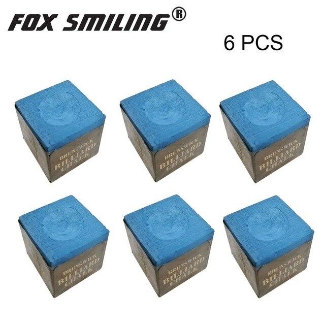 Fox Smiling Snooker Billiard Chalk Pool Cue Chalk Oil Dry Billiard No-slip Chalk Billar Table Chalk With Good Quality