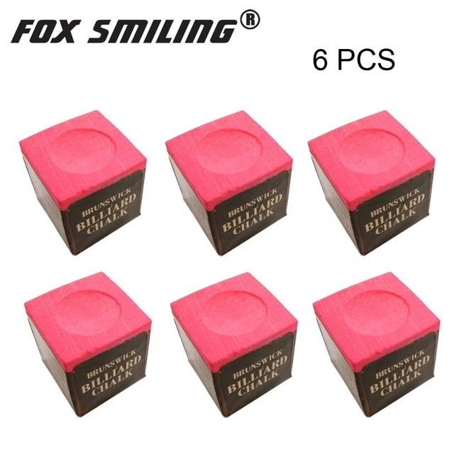 Fox Smiling Snooker Billiard Chalk Pool Cue Chalk Oil Dry Billiard No-slip Chalk Billar Table Chalk With Good Quality