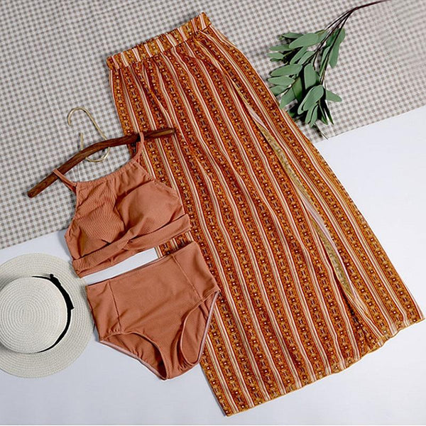 The new 2019 small sweet wind ins web celebrity swim constant attachment
