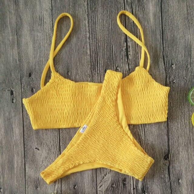 New Hot Sale Sexy Women Push-up Padded Bra Bikini Set Swimsuit Triangle Swimwear Swimming Beach Bathing Costume Bikini Set