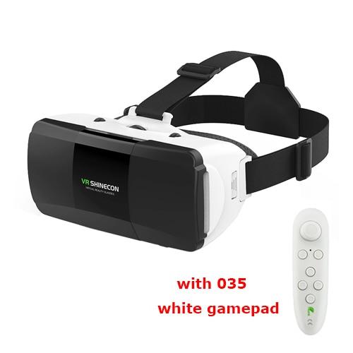VR Shinecon Pro Virtual Reality 3D Glasses VR Google Cardboard Headset Glasses Virtual for 4-6.0 inch ios Android Smartphone