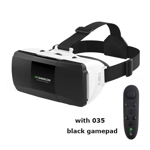 VR Shinecon Pro Virtual Reality 3D Glasses VR Google Cardboard Headset Glasses Virtual for 4-6.0 inch ios Android Smartphone