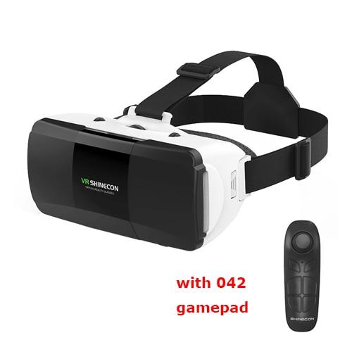 VR Shinecon Pro Virtual Reality 3D Glasses VR Google Cardboard Headset Glasses Virtual for 4-6.0 inch ios Android Smartphone