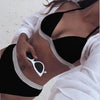 Brazilian Bikini 2018 Sexy Swimwear Women Swimsuit Strapless Push Up Bikini Set Bathing Suit Stripe Patchwork Swim Suit