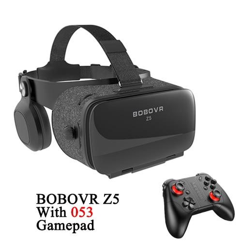 Original BOBOVR Z5 Immersive Virtual Reality Headset Stereo 3D Glasses VR Cardboard Helmet 120 FOV for 4.7-6.2' Smartphone