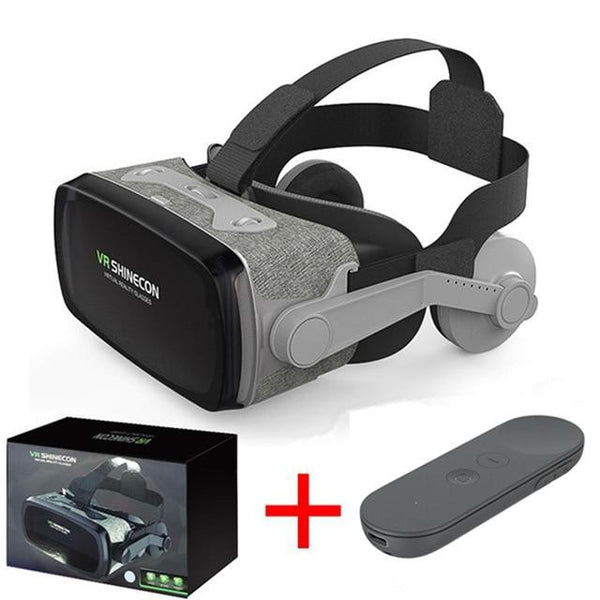 2019 Google Cardboard VR shinecon 9.0 Pro Version VR Virtual Reality 3D Glasses +Smart Bluetooth Wireless Remote Control Gamepad