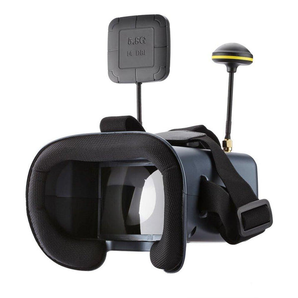 LS-008D 5.8G FPV Googles VR Glasses 40CH With 2000mA Battery DVR Diversity For RC Model High Quality 92% Transparent Lens Hobby