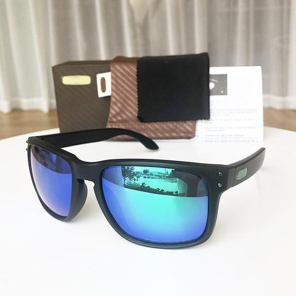 HOLBROOKer Retro Unisex Sunglasses Men Brand Designer Real Polarized UV400 lens Square Sun glasses for Sports Fishing driver vr
