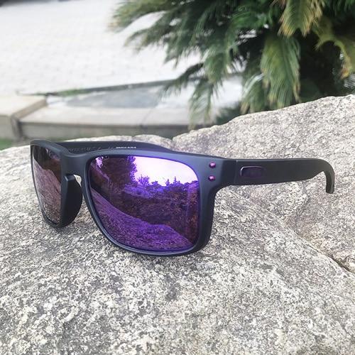 HOLBROOKer Retro Unisex Sunglasses Men Brand Designer Real Polarized UV400 lens Square Sun glasses for Sports Fishing driver vr