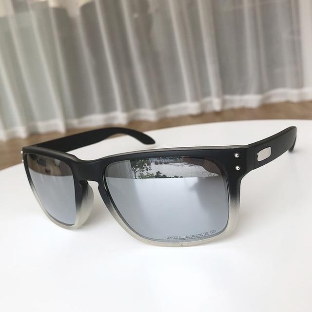 HOLBROOKer Retro Unisex Sunglasses Men Brand Designer Real Polarized UV400 lens Square Sun glasses for Sports Fishing driver vr