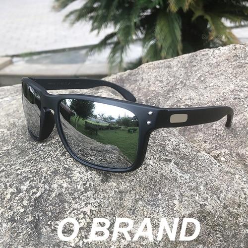 HOLBROOKer Retro Unisex Sunglasses Men Brand Designer Real Polarized UV400 lens Square Sun glasses for Sports Fishing driver vr