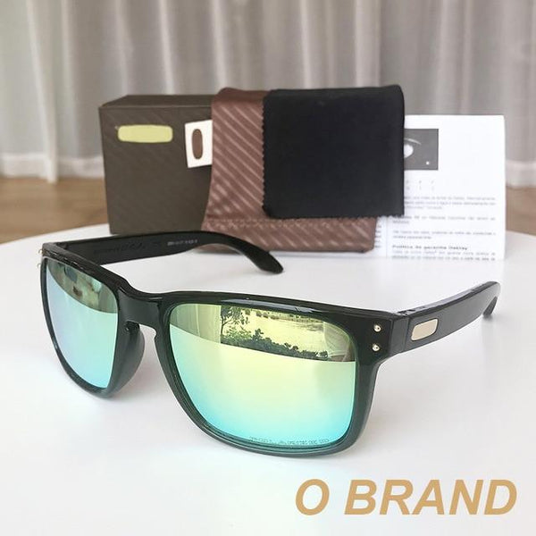HOLBROOKer Retro Unisex Sunglasses Men Brand Designer Real Polarized UV400 lens Square Sun glasses for Sports Fishing driver vr