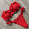 RXRXCOCO Sexy Push Up Bikini Women Swimsuit 2019 Bandeau Beach Wear Brazilian Bikini Set Swimwear Bathing Suit Swimming Suits