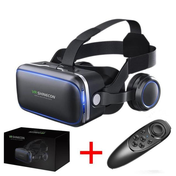 Shinecon 6.1 VR Virtual Reality  3D Glasses Google Cardboard VR Headset Box Goggles Headset Helmet for Smart Phone