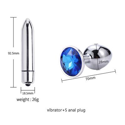 Runyu Smooth  Anal Toys Metal Butt Plug Masturbator for Man Anal Vibrators Anal Plug Private Goods for Men Adult Toys Sex Shop