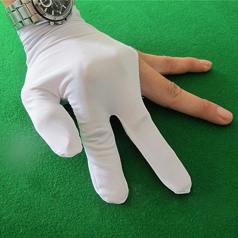 NEW Billiard Three Finger Gloves High Elasticity Thin Cue Snooker Durable Unisex Accessory